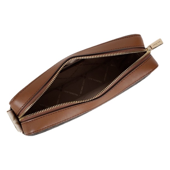 MICHAEL KORS| Brown Luggage MAEVE Monogram Medium Leather Cross Body Bag - Picture 3 of 5